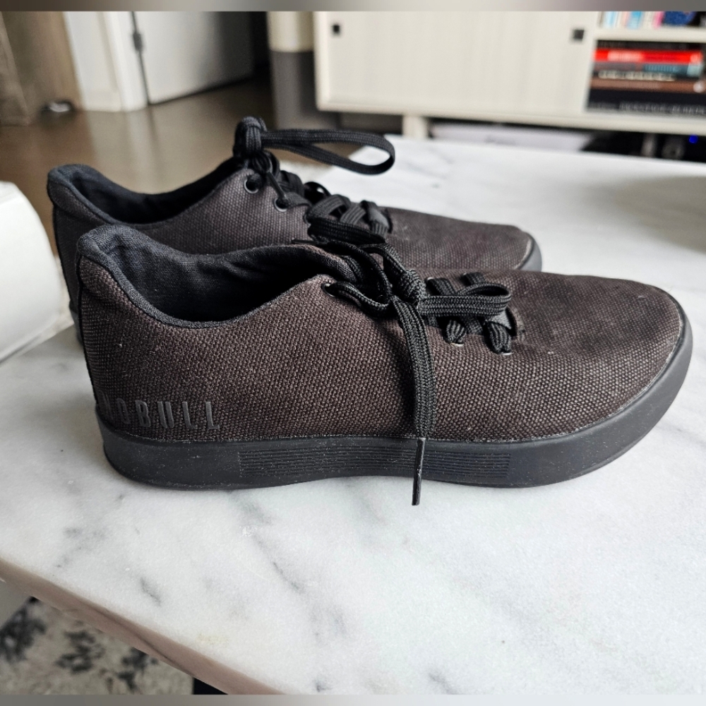 NOBULL Women's Black Canvas Trainers, Size 6.5
